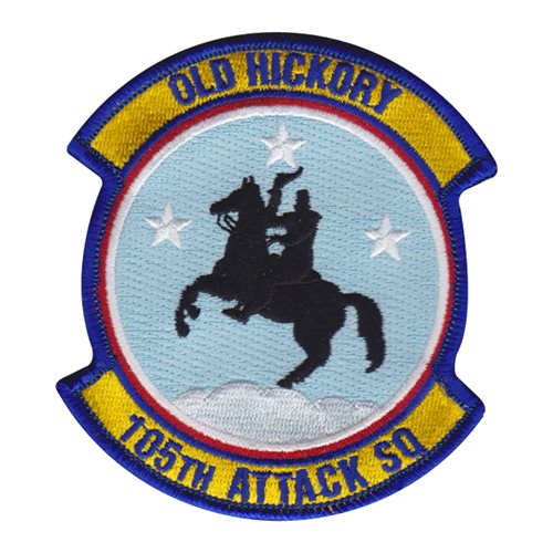 105 ATKS ANG Tennessee Air National Guard U.S. Air Force Custom Patches