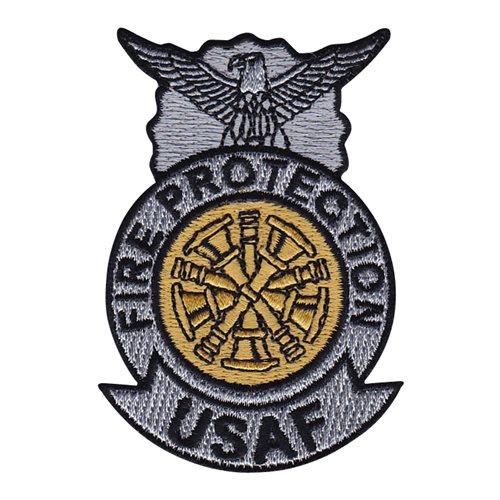 個人装備 USAF  FIRE PROTECTION USAF Fire Protection Rank Decal