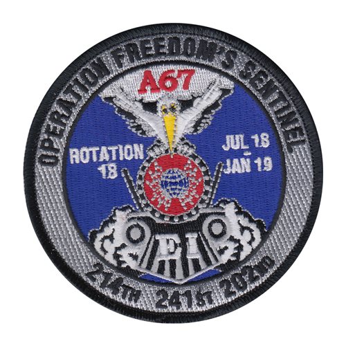 214 EIS International Custom Patches