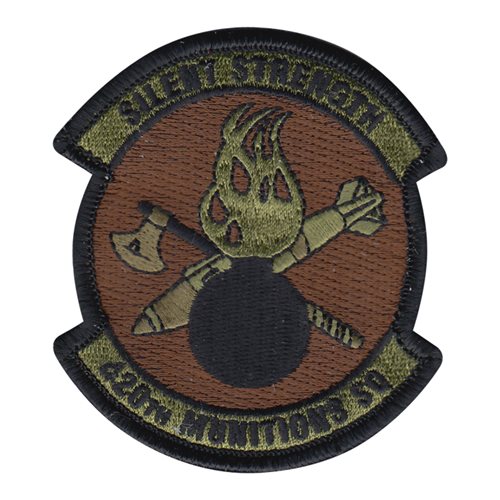 420 MUNS RAF Welford U.S. Air Force Custom Patches