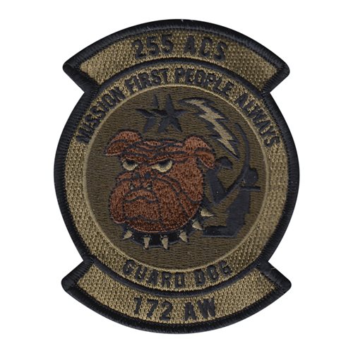 255 ACS ANG Mississippi Air National Guard U.S. Air Force Custom Patches