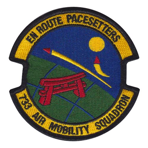 733 AMS Kadena AB, Japan U.S. Air Force Custom Patches