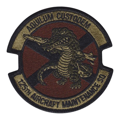 125 AMXS ANG Florida Air National Guard U.S. Air Force Custom Patches