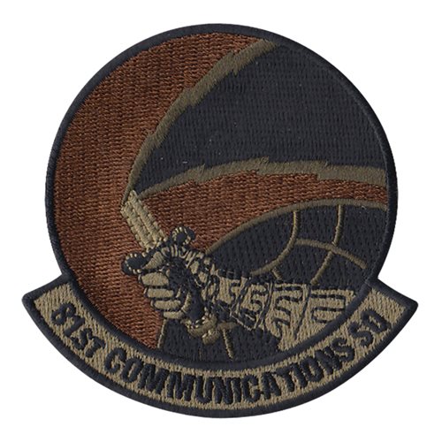 81 CS Keesler AFB U.S. Air Force Custom Patches