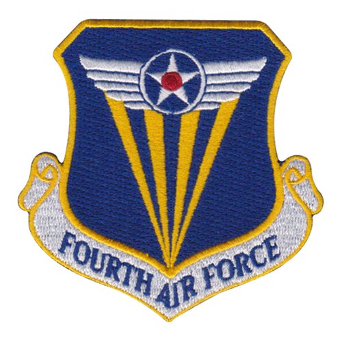 4 AF Numbered Air Forces U.S. Air Force Custom Patches