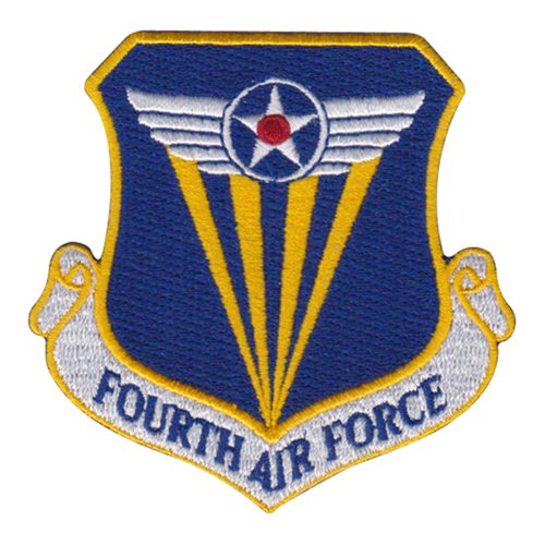 4 AF Numbered Air Forces U.S. Air Force Custom Patches