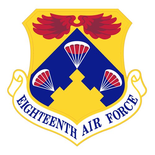 18 AF Numbered Air Forces U.S. Air Force Custom Patches
