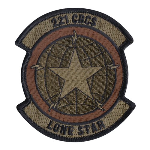 221 CBCS ANG Texas Air National Guard U.S. Air Force Custom Patches