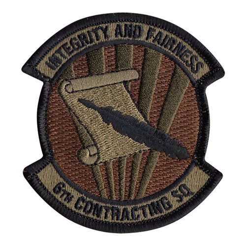 6 CONS MacDill AFB, FL U.S. Air Force Custom Patches