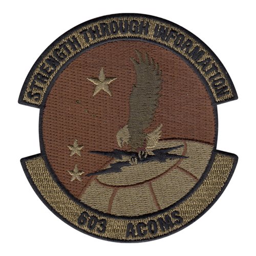 603 ACOMS Ramstein AB U.S. Air Force Custom Patches