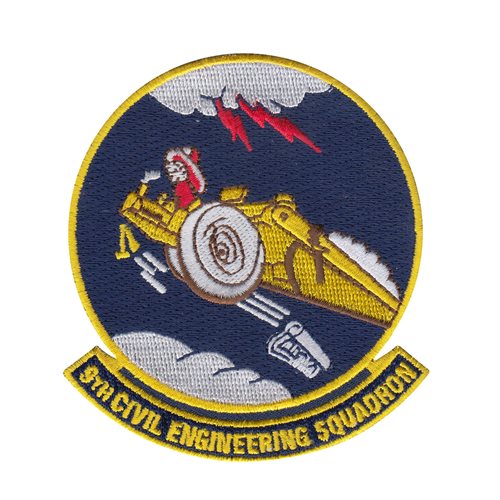 9 CES Beale AFB, CA U.S. Air Force Custom Patches