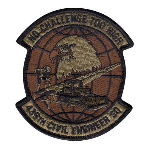 439 CES Westover ARB U.S. Air Force Custom Patches