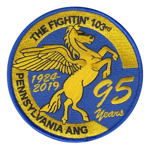 111 OG ANG Pennsylvania Air National Guard U.S. Air Force Custom Patches