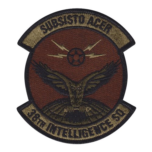 38 IS Beale AFB, CA U.S. Air Force Custom Patches