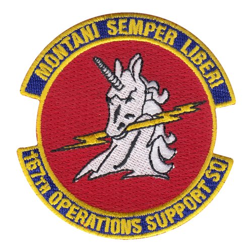 167 OSS ANG West Virginia Air National Guard U.S. Air Force Custom Patches