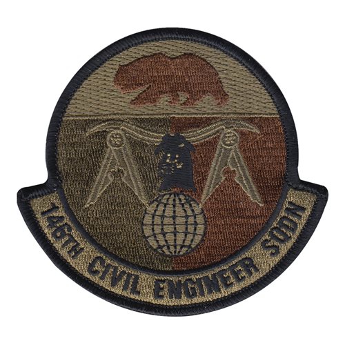 146 CES ANG California Air National Guard U.S. Air Force Custom Patches