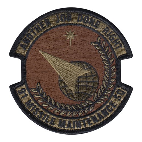 91 MMXS Minot AFB, ND U.S. Air Force Custom Patches