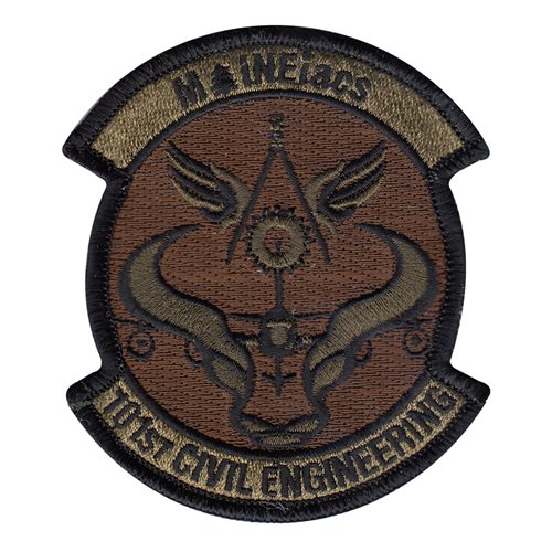 101 CES ANG Maine Air National Guard U.S. Air Force Custom Patches