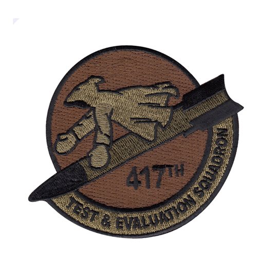 417 TES Edwards AFB, CA U.S. Air Force Custom Patches