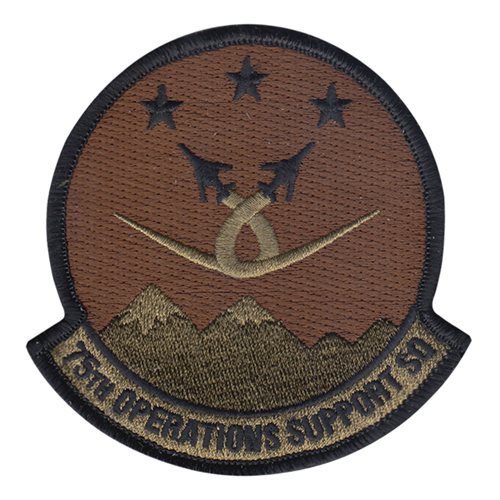 75 OSS Hill AFB U.S. Air Force Custom Patches