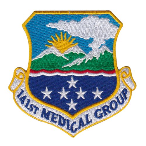 141 MDG ANG Washington Air National Guard U.S. Air Force Custom Patches
