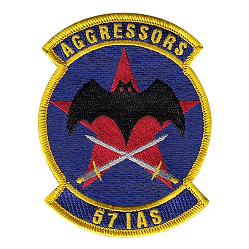 57 IAS Nellis AFB U.S. Air Force Custom Patches