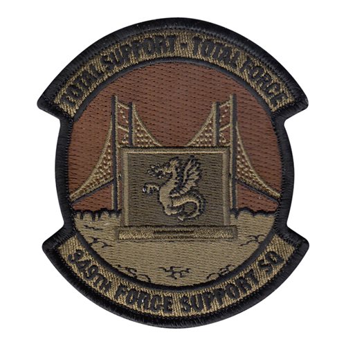 349 FSS Travis AFB U.S. Air Force Custom Patches