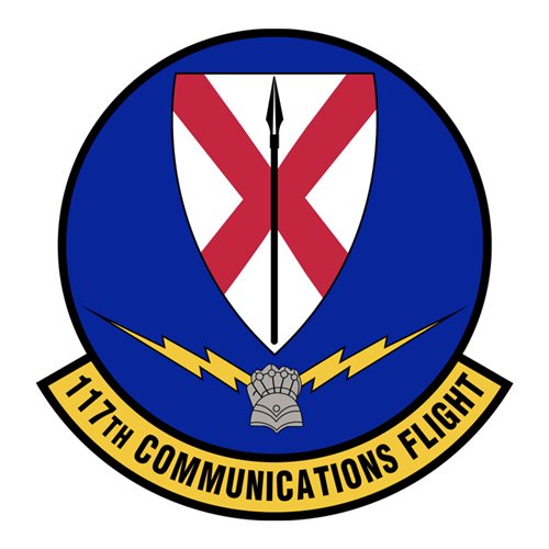 117 CF ANG Alabama Air National Guard U.S. Air Force Custom Patches