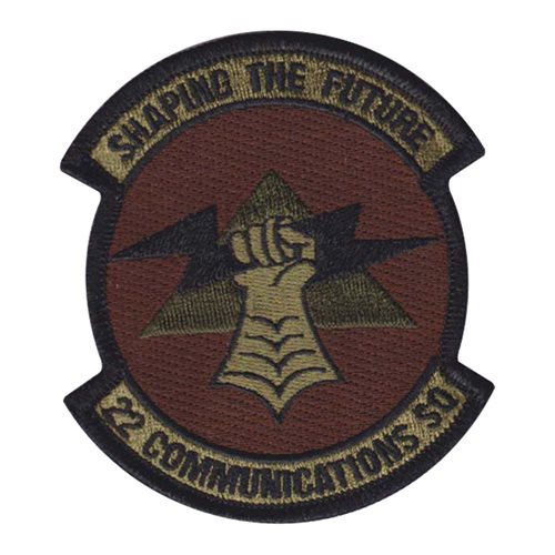 22 CS McConnell AFB U.S. Air Force Custom Patches