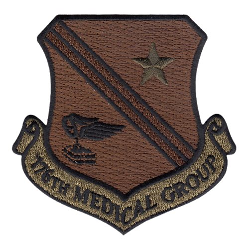 176 MDG ANG Alaska Air National Guard U.S. Air Force Custom Patches