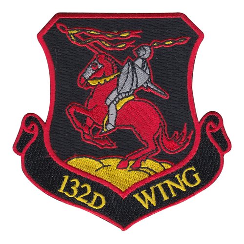 132 WG ANG Iowa Air National Guard U.S. Air Force Custom Patches