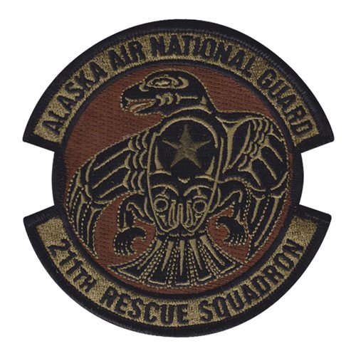 211 RQS ANG Alaska Air National Guard U.S. Air Force Custom Patches
