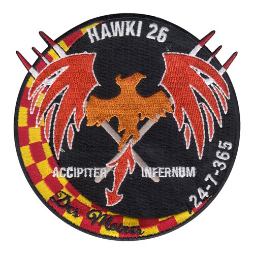 132 OG ANG Iowa Air National Guard U.S. Air Force Custom Patches