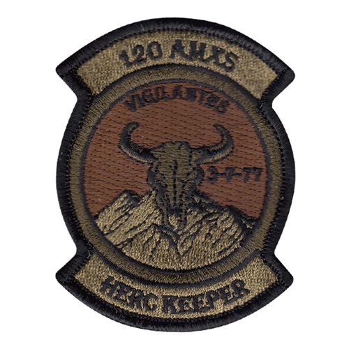 120 AMXS ANG Montana Air National Guard U.S. Air Force Custom Patches