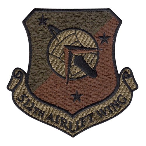 512 AW Dover AFB U.S. Air Force Custom Patches