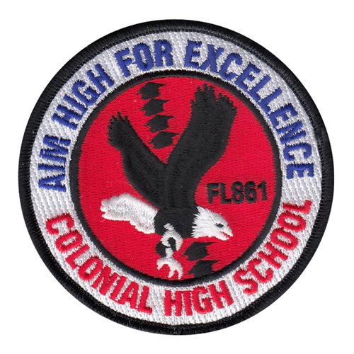 AFJROTC FL-861 Colonial High School High School JROTC Custom Patches