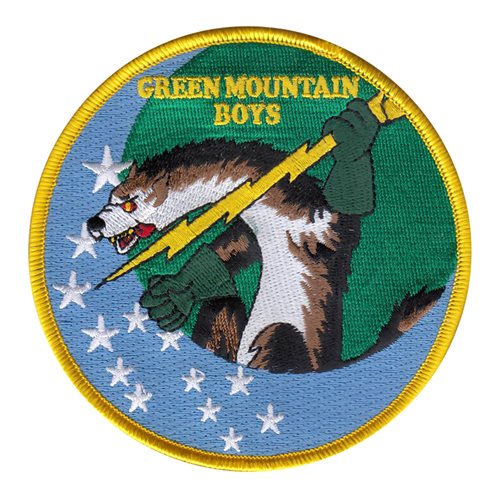 134 FS ANG Vermont Air National Guard U.S. Air Force Custom Patches
