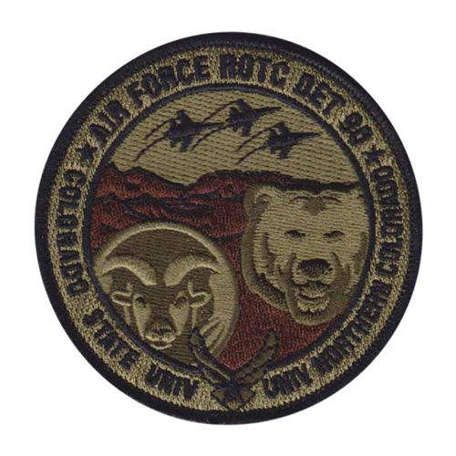 AFROTC Det 090 University of Northern Colorado Air Force ROTC ROTC and College Patches Custom Patches