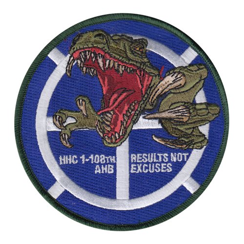  1-108 AHB U.S. Army Custom Patches