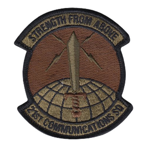 21 CS Space Base Delta 1 U.S. Air Force Custom Patches
