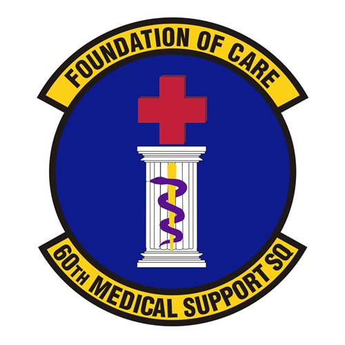 60 MDSS Travis AFB U.S. Air Force Custom Patches