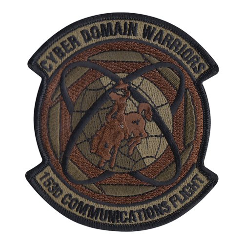 153 CF ANG Wyoming Air National Guard U.S. Air Force Custom Patches