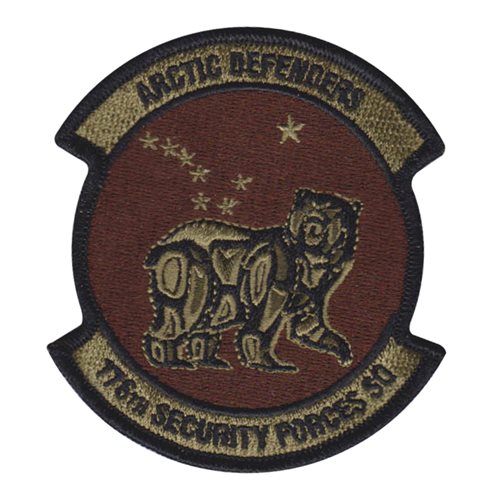 176 SFS ANG Alaska Air National Guard U.S. Air Force Custom Patches
