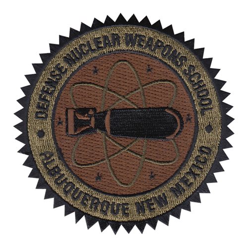 Defense Nuclear Weapons School Kirtland AFB U.S. Air Force Custom Patches
