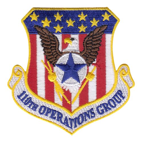 110 OG ANG Michigan Air National Guard U.S. Air Force Custom Patches