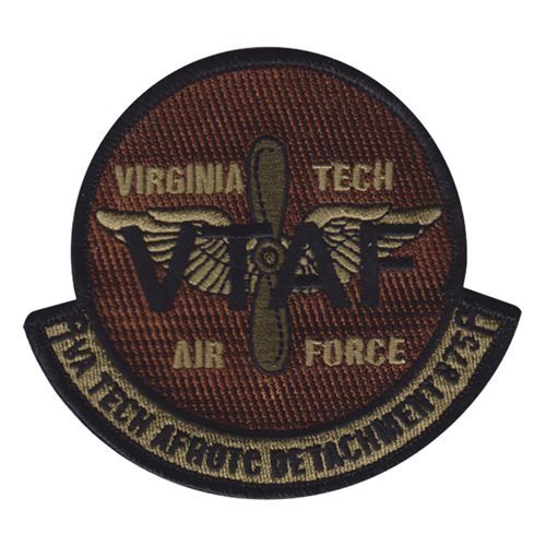 AFROTC Det 875 Virginia Tech Air Force ROTC ROTC and College Patches Custom Patches