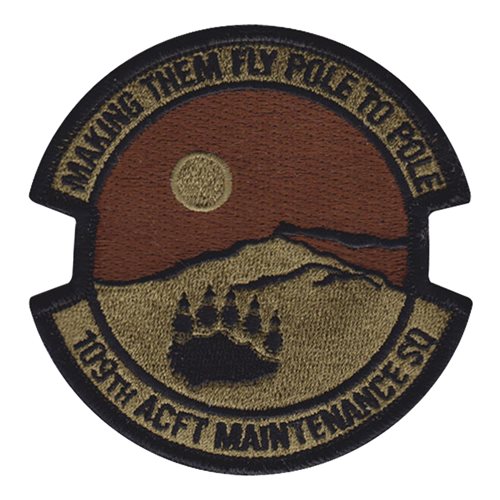 109 AMXS ANG New York Air National Guard U.S. Air Force Custom Patches