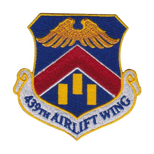 439 AW Westover ARB U.S. Air Force Custom Patches