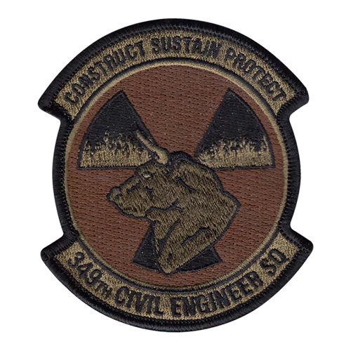 349 CES Travis AFB U.S. Air Force Custom Patches