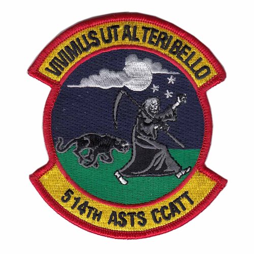 514 ASTS CCATT McGuire AFB, NJ U.S. Air Force Custom Patches